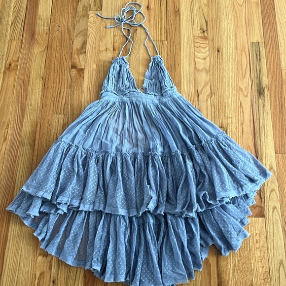 FREE PEOPLE 100 degrees mini dress size small moon RARE - Picture 1 of 6